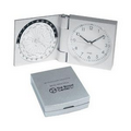 Aluminum World Travel Alarm Clock